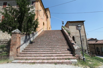 Fototapeta na wymiar An old stairway