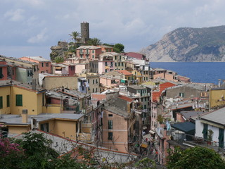 Vernazza - panorama dal sentiero azzurro direzione Riomaggiore