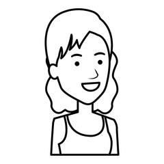 beautiful woman avatar character