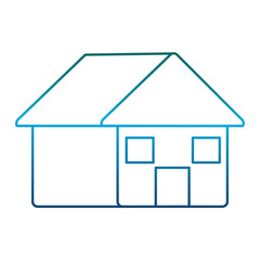 house icon over white background vector illustration