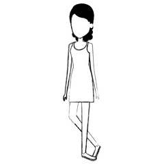 beautiful woman avatar character