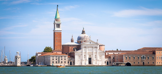 Naklejka premium VENICE, ITALY - JUNE 27, 2016: San Giorgio Maggiore