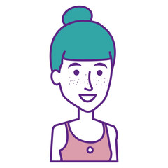 beautiful woman avatar character