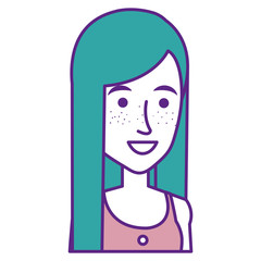 beautiful woman avatar character