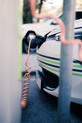 Car Sharing / Elektroauto an Ladestation