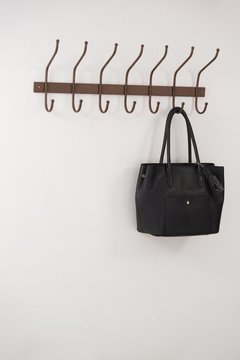 Black Bag Hanging On Hook