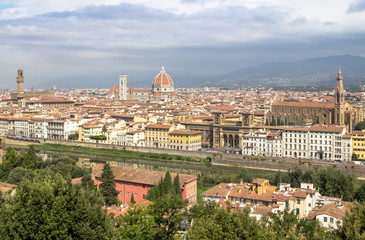 Fototapeta na wymiar Panorama of cityscape Florence, Tuscany, Italy
