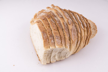 a loaf of sliced bread	