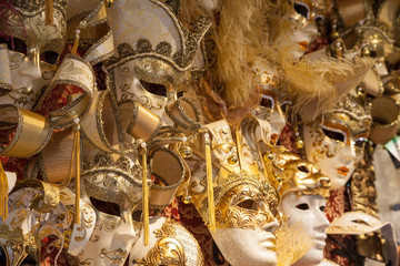 Naklejka premium Weneckie maski karnawałowe