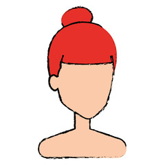 beautiful woman shirtless avatar character