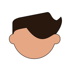 man avatar head  icon image vector illustration design 