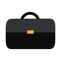 briefcase business icon image vector illustration design 