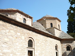 Fototapeta na wymiar Monastery Evangelistro on Skiathos island