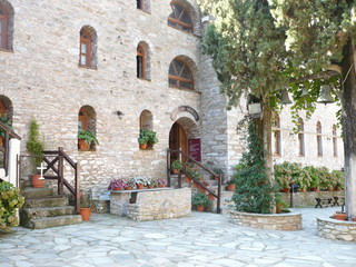 Monastery Evangelistro on Skiathos island