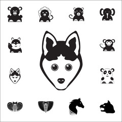 Fototapeta premium dog icon. Set of animal icons. You can use in web or app icons
