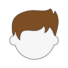 man avatar head icon image vector illustration design 