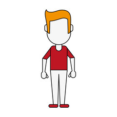 man avatar full body icon image vector illustration design 