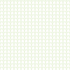 Seamless geometric pattern in green color made of thin flat trendy linear style lines. Inspired of banknote, money design, currency, note, check or cheque, ticket, reward. Watermark security. Vector.