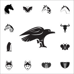 eagle icon. Set of animal icons. You can use in web or app icons