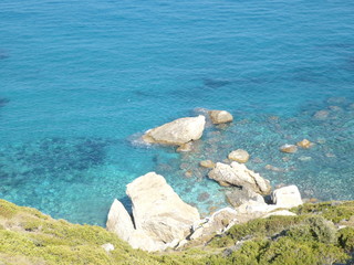 Island coast of Skiathos