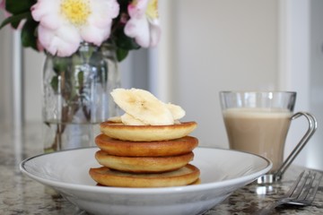 Pancakes with Latte