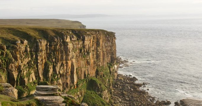 Birds nesting on cliff Scottish Highlands, Scotland United Kingdom Europe