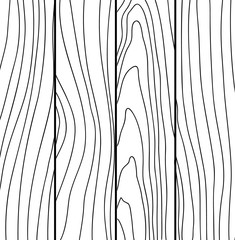 Obraz premium Abstract hand drawn wooden texture. Simple wood patten. Vecor vertical boards