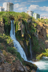 Lower Duden waterfall on the Mediterranean coast