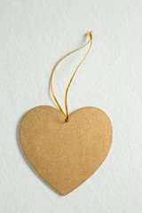 Handmade christmas decoration on white background