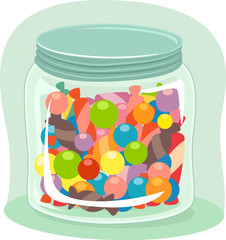 Antonym Jar Candy Full Illustration