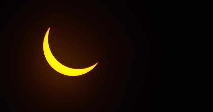 Solar eclipse as seen in the path of totality over Mackay, Idaho.