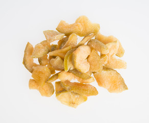 dried guava or dried fruits on a background.