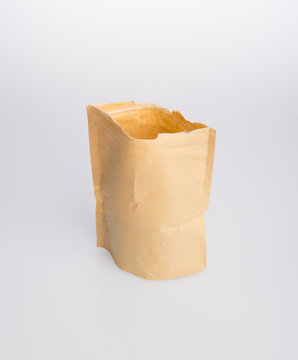 Single paper bag stand up pouch