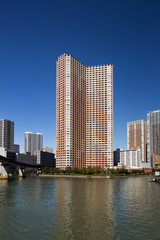 Obraz premium 芝浦の高層マンション群