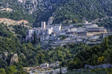 Orthodox Sacred Paul's monastery (Agios Pavel), Sacred mountain Athos, Halkidiki, Greece