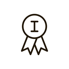 Award flat icon