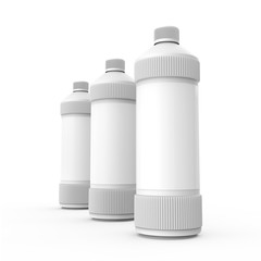 Blank detergent bottle