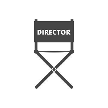 Director chair - vector icon 