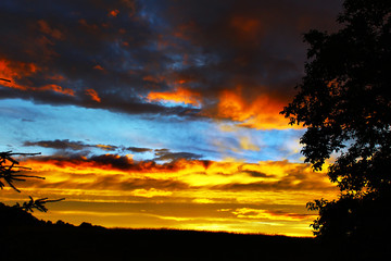 Fototapeta premium Fire Sky 