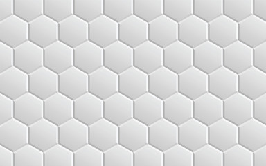 Naklejka premium gray_hexagons_with_angles