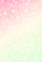 桜　春　年賀状　背景 