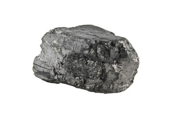 coal isolated on white background