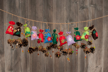 Fototapeta premium Handmade Cristmas decoration