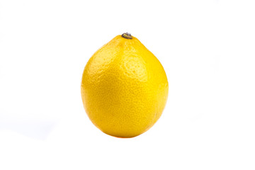 Lemon isolated on white background