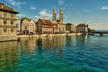 River Limmat, Zurich, Switzerland