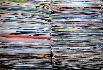 vinyl records / flea market