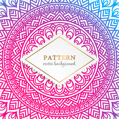 Indian floral luxury ornament pattern.