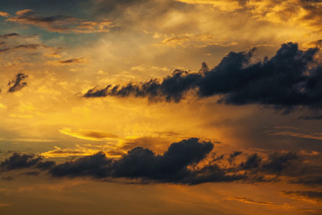 Sunset Sky Background , Colorful sky in twilight time background