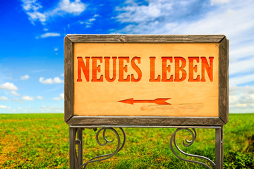 Schild 284 - Neues Leben