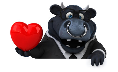 Black bull - 3D Illustration